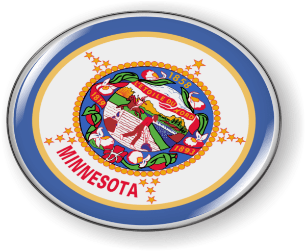 Minnesota - State Flag Emblem